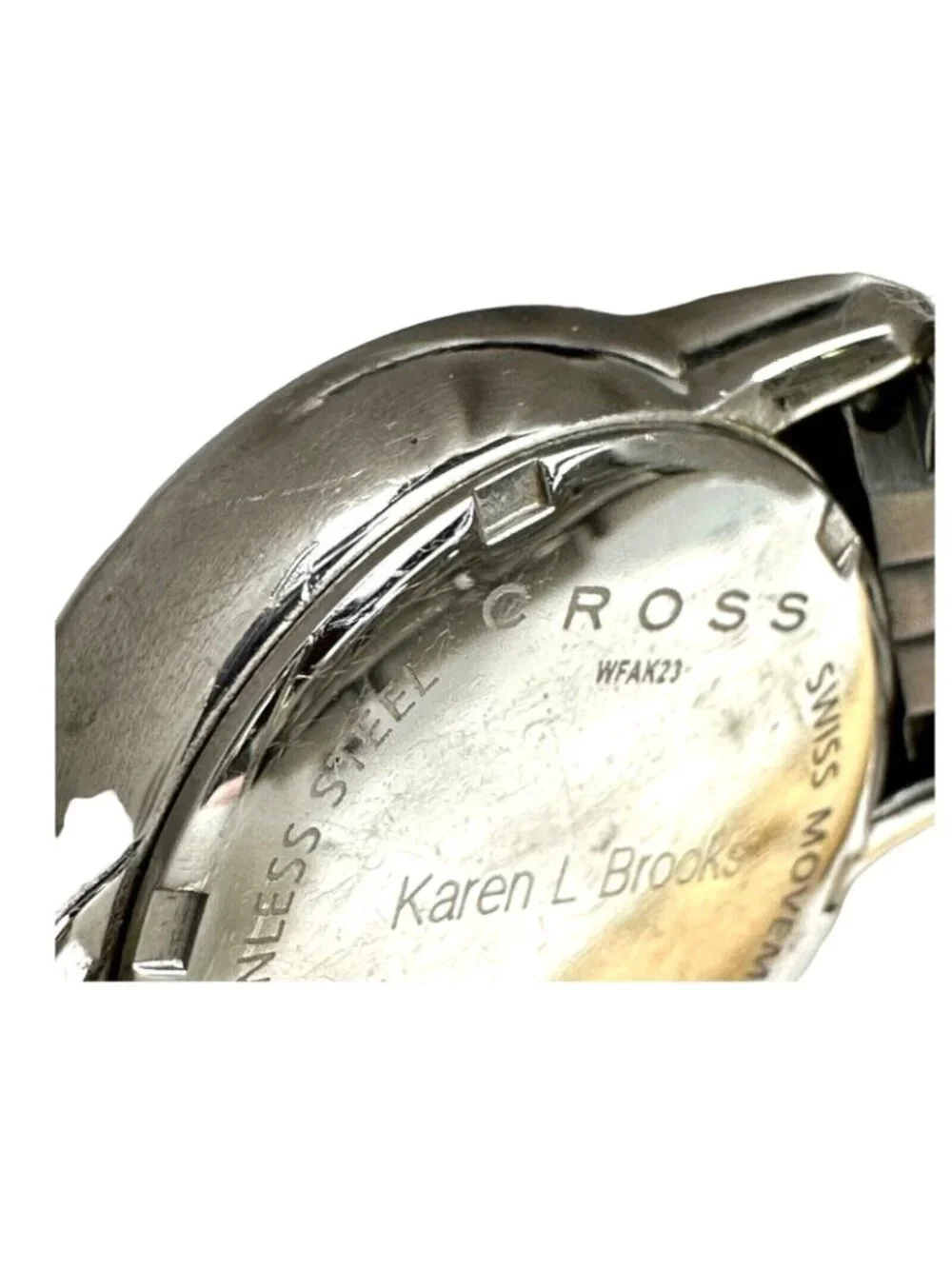 Cross Chicago Stainless Steel Women's Watch WFAK23 Outstanding Con Needs Battery